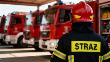 Piława Górna: manewry młodych strażaków